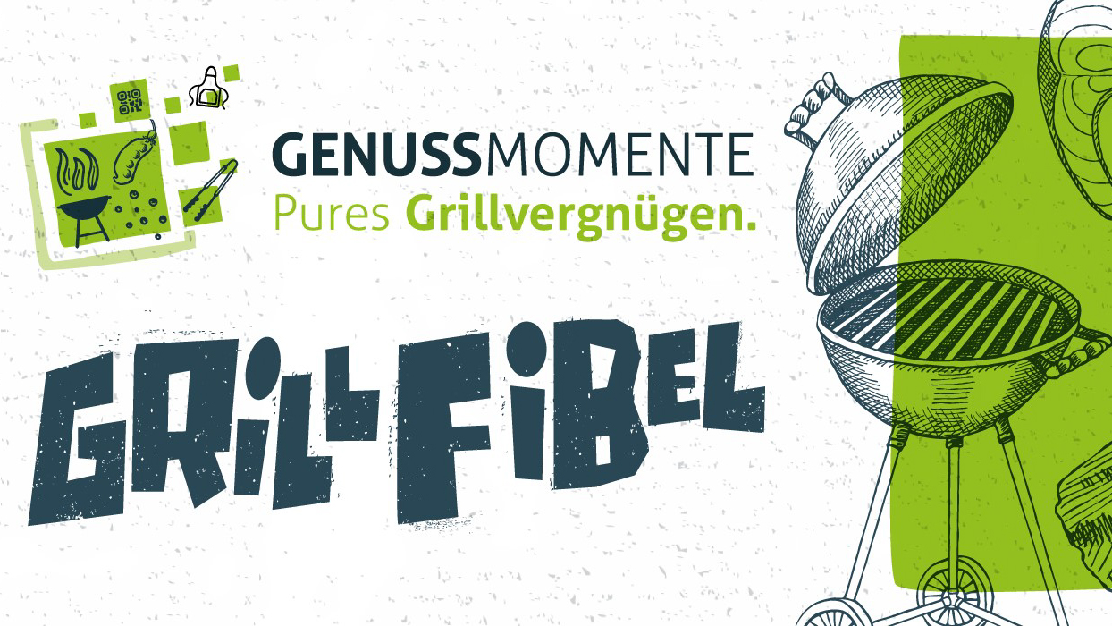 Banner Grillfiebel Genussmomente