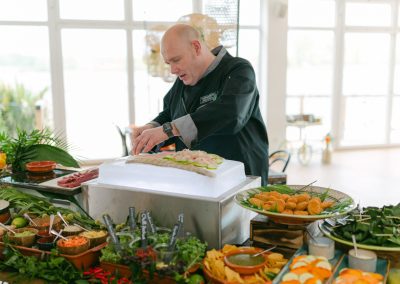 Buffet Fine Dining mit Kaiserschote Koch