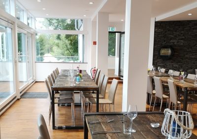 Bestuhlung im Green Room im Seepavillon