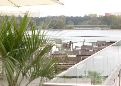 obere Terrasse im Seepavillon